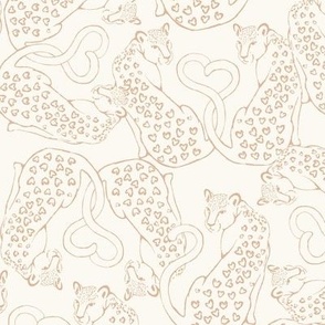 Cat Lover - Cream & Beige Medium - Hufton Studio