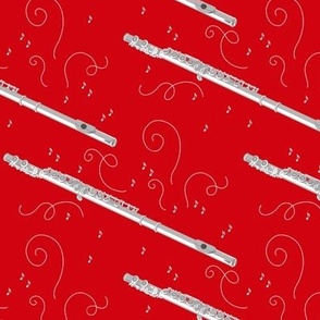 Flutes on Red