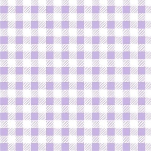 Hand-Drawn Gingham Lilac - small