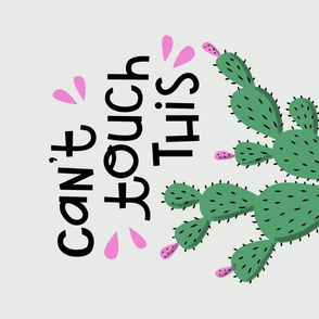 Can't Touch This Cactus Tea Towel and Wall Hanging