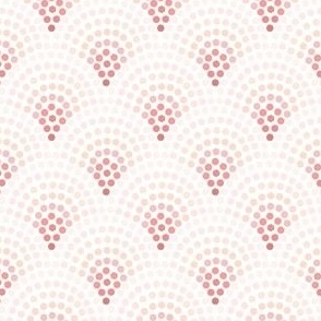 Alexis Pinks Full Scallop dots