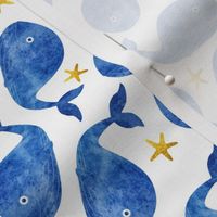 Starstruck Whales // Blue
