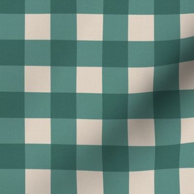 SUNBOW GINGHAM TEAL