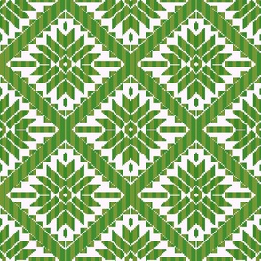 Green Mexican Embroidery