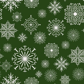 Snowflakes_Repeat_green
