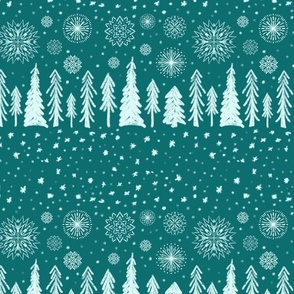 Winter Wonderland Teal