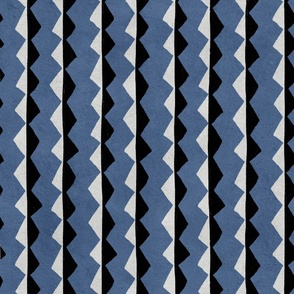 Protea stripes (blue)
