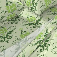 Victorian Flourish (green)