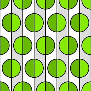 Circles and lines green version