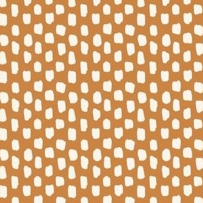 Small Swatch Mark Polka Dots Boho Mustard Yellow