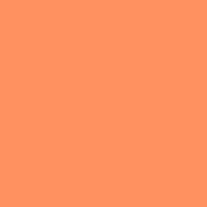 Solid Orange Fresh Peach EC8F62 Plain Fabric Solid Coordinate