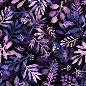 vibrant purple leaves