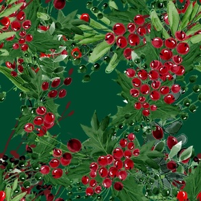 Christmas,festive,Christmas foliage,berries 
