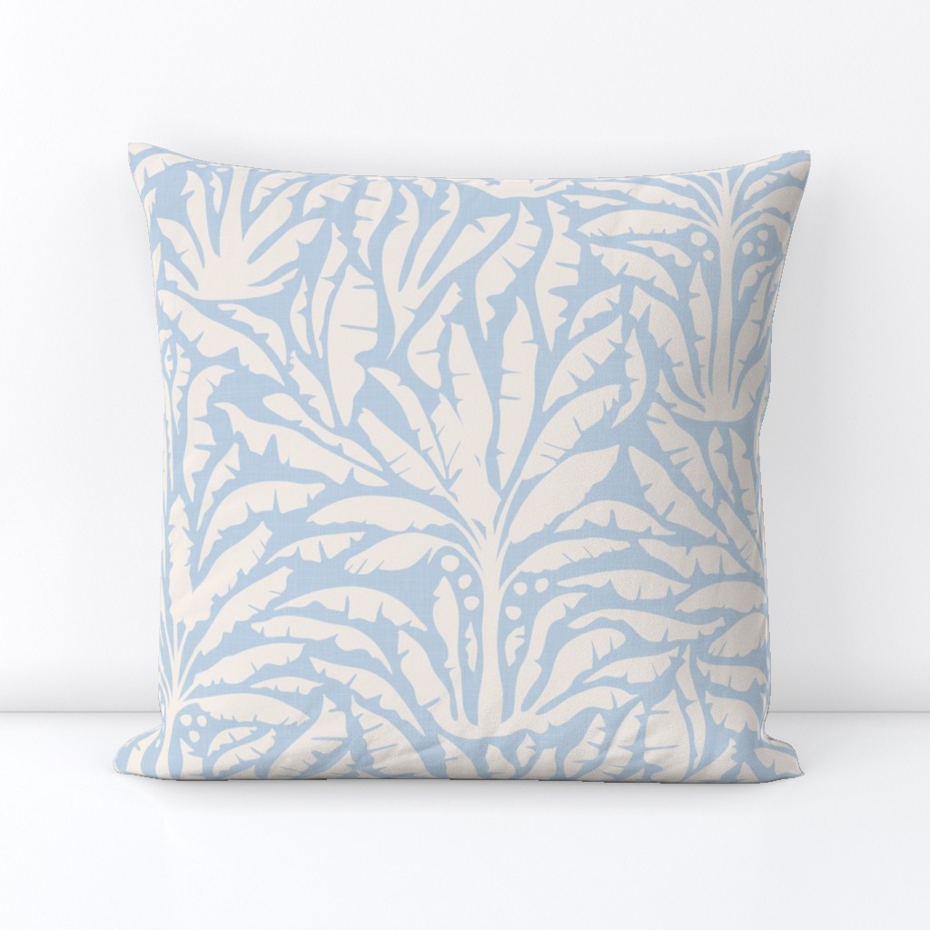 Palm Trees on Baby Blue / Large