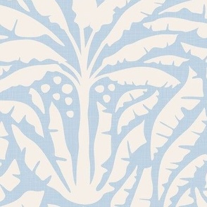 Palm Trees on Baby Blue / Large