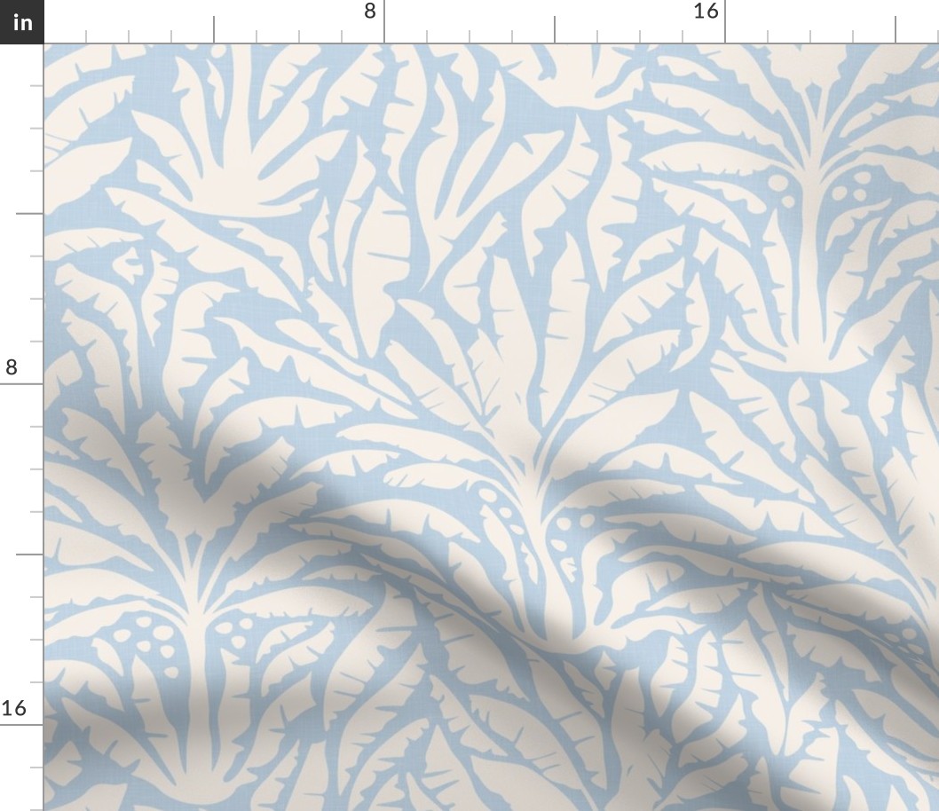 Palm Trees on Baby Blue / Large