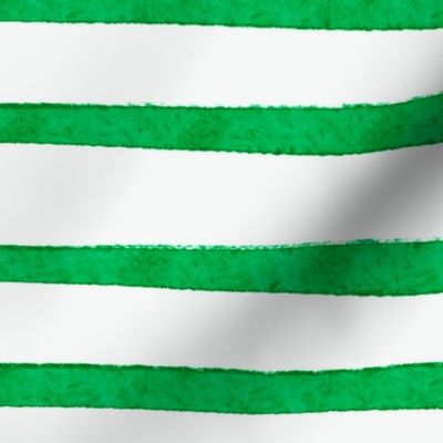 Bright green and white stripes