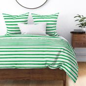 Bright green and white stripes