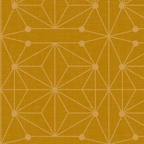 Geometric Decor - Golden Sand / Large