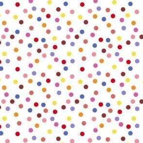 Flower Power '60s Colorfull Polka dots