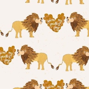 Large you're my pride and joy lion on neutral 