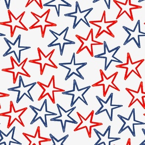 Simple patriotic stars