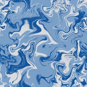 Blue Marble Swirls