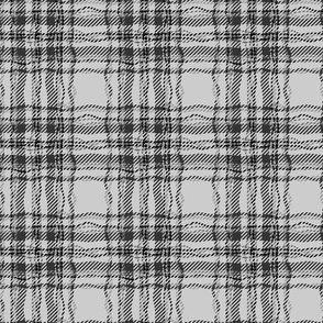 twisty grayscale plaid light