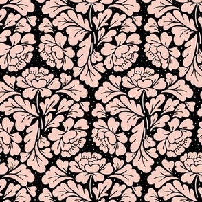 Little baroque Style - Pink and black