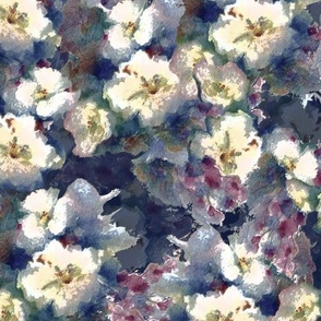 Painterly floral