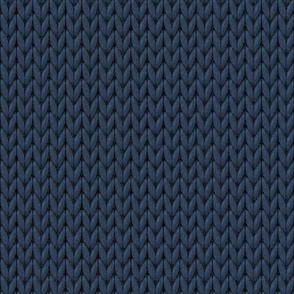 Large knit Navy Blue