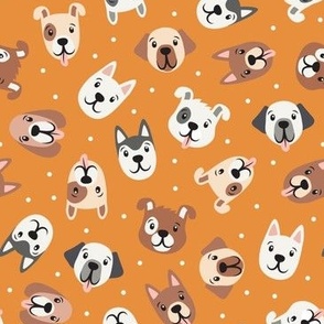 puppy dogs - cute dogs - orange - LAD21
