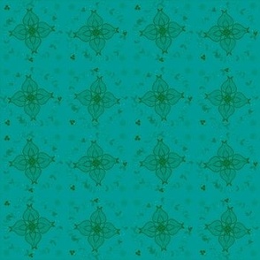 patterned green