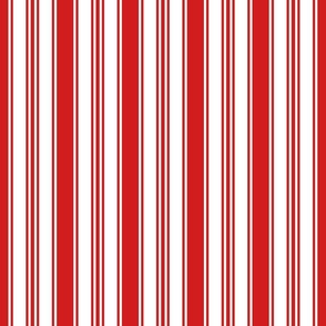 Red ticking stripes