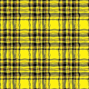 twisty safety plaid yellow