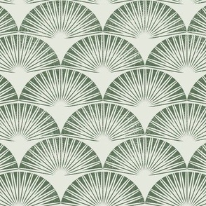  palm leaves pale sage green & off white 2