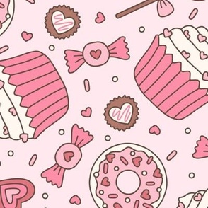 Pink Valentine's Day Sweets (Large Scale)