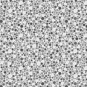 half-size ishihara dots in neutral greys