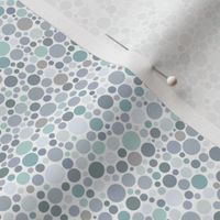 half-size ishihara dots in greyed blues