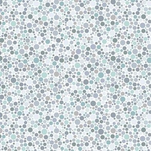 half-size ishihara dots in greyed blues