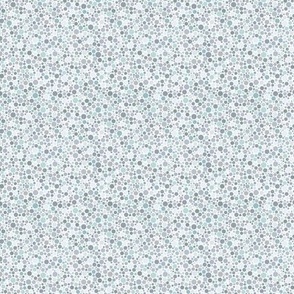 one-quarter-size ishihara dots in blue-grey