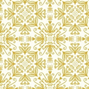 Golden Flower Tiles