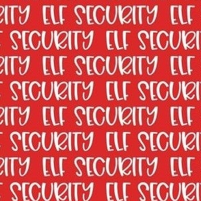 Elf Security 3/4" Red