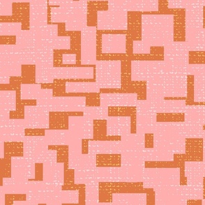 Mod Textured_Squares_Pink/Or