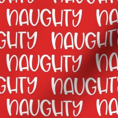 Naughty 1.5" Red