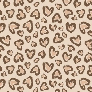 Wild Hearted - Pearl Mocca & Beige Small Hufton Studio