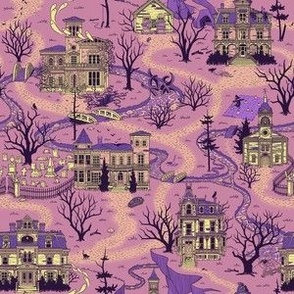 Haunted Village (Shocking Pink)