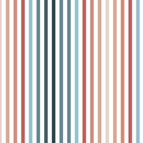 Small // Ombre Vertical Stripe - Pink & Blue 