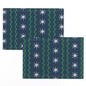 Custom STARS AND STRIPES SAlty Dog_ Green and white