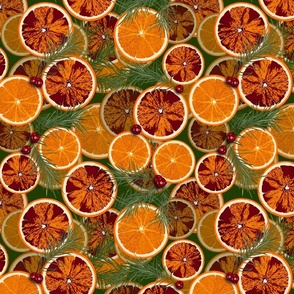 Yuletide citrus garland
